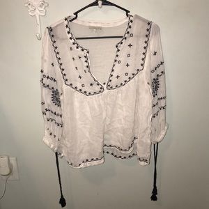 Bohemian inspired top